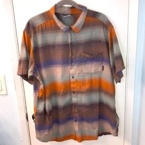 Columbia Men's short sleeve button down 100% Cotton size XL